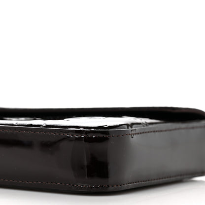 Louis Vuitton Vernis Pochette Felicie Chain Wallet Amarante 9 of 9