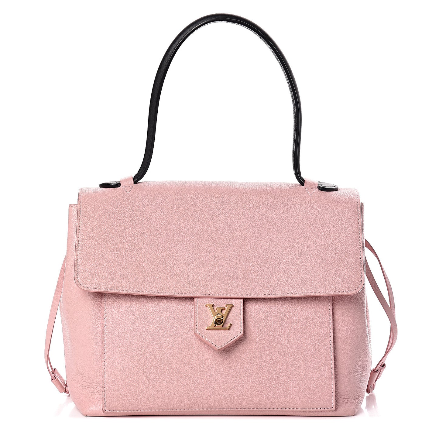 Calfskin Lockme PM Rose Ballerine