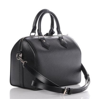 Louis Vuitton Epi Speedy Bandouliere 25 Black 4 of 8