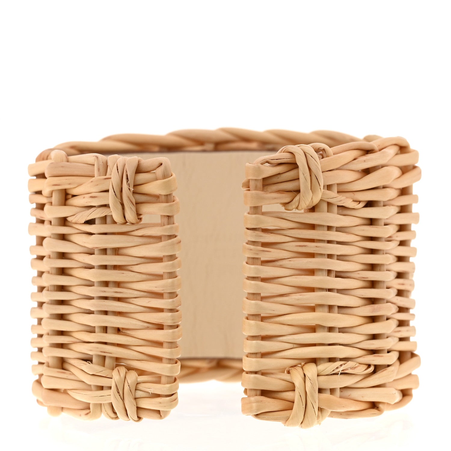 Hermes Wicker Swift Medor Picnic Cuff Bracelet T2 Nata 3 of 7
