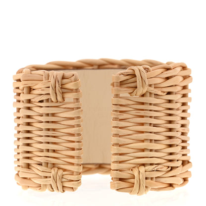 Hermes Wicker Swift Medor Picnic Cuff Bracelet T2 Nata 3 of 7