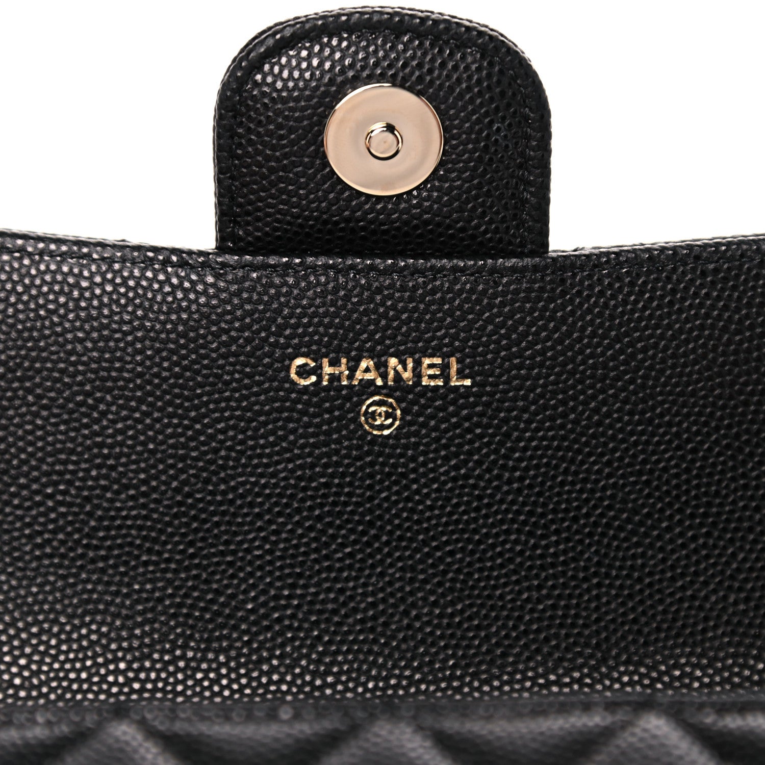 Chanel Caviar Quilted Glasses Case With Chain Black 6 of 11