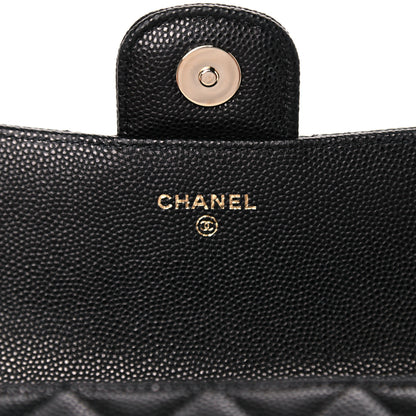 Chanel Caviar Quilted Glasses Case With Chain Black 6 of 11