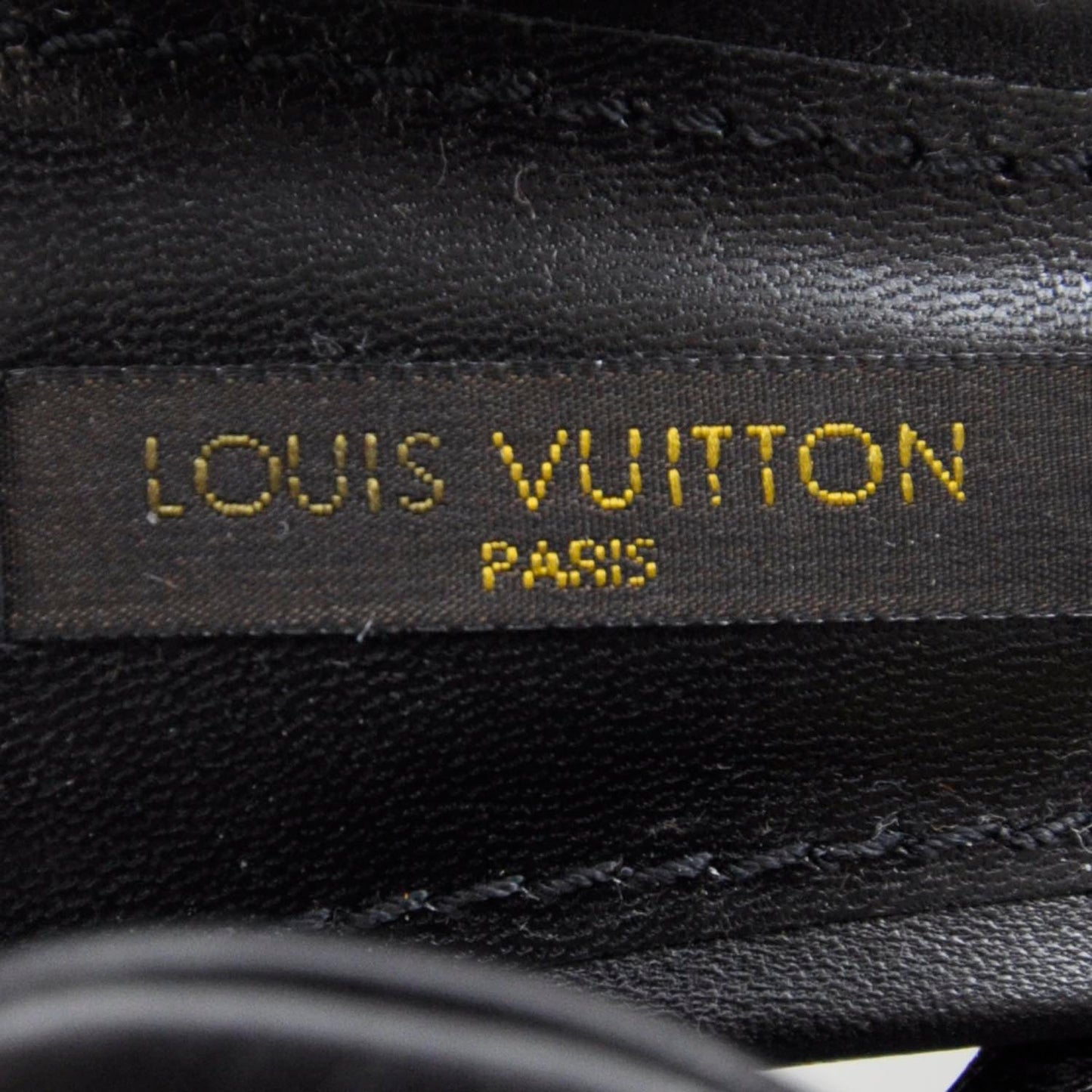 Leather Porto Cervo Slingback Heels 36 Black