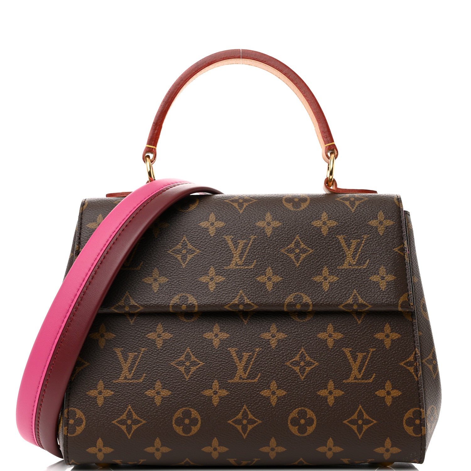 Louis Vuitton Monogram Cluny BB Bordeaux Fuchsia 8 of 13