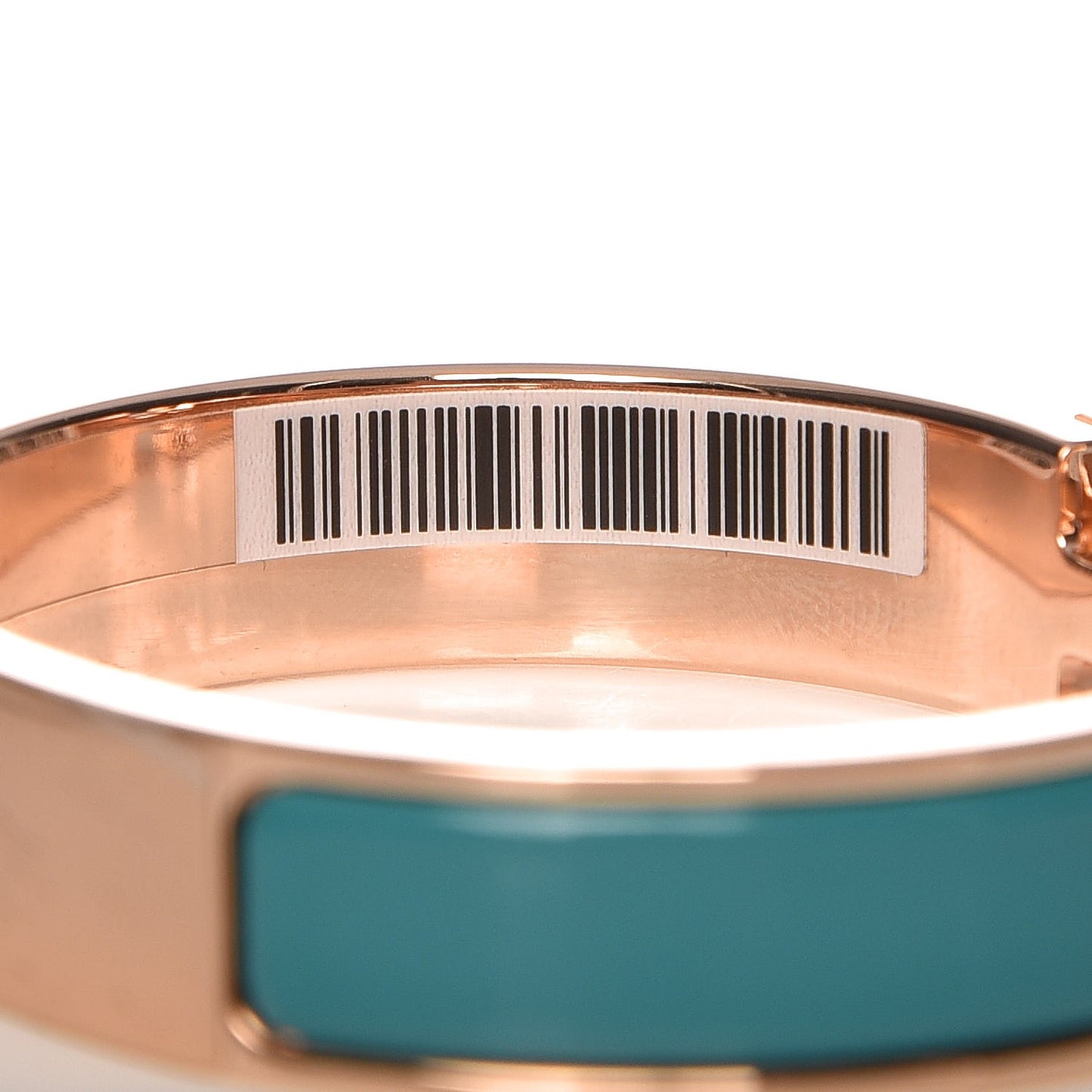 Enamel Narrow Clic Clac H Bracelet PM Bleu Canard