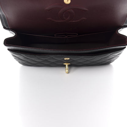 Chanel Caviar Quilted Medium Double Flap Black 5 of 11