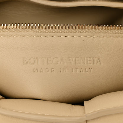Bottega Veneta Lambskin Maxi Intreccio Padded Chain Cassette Crossbody Bag Porridge 6 of 10