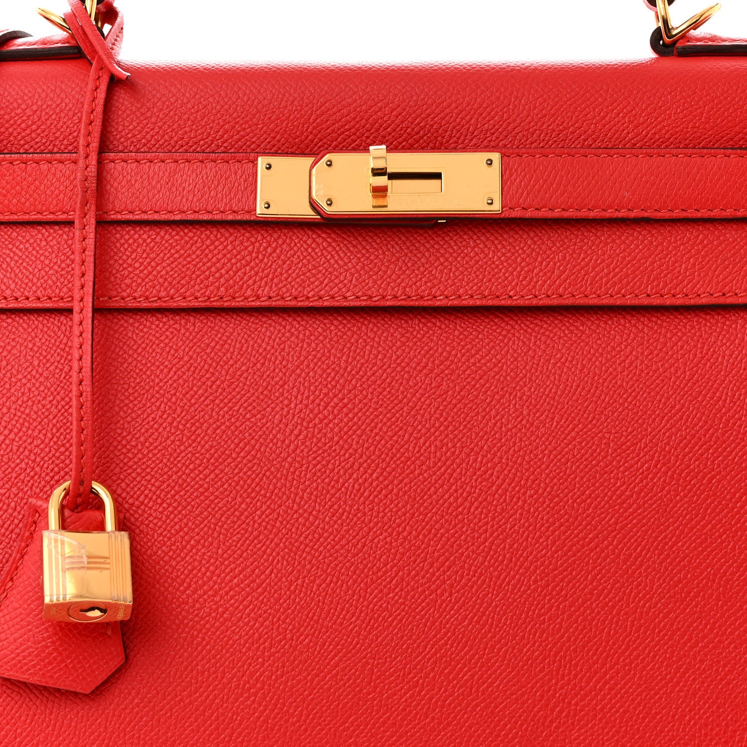 Hermes Epsom Kelly Sellier 28 Rouge Tomate 15 of 29
