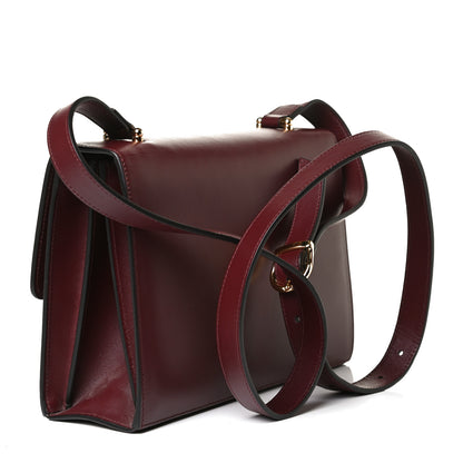 Gucci Smooth Calfskin Small Zumi Shoulder Bag Vintage Bordeaux 3 of 19