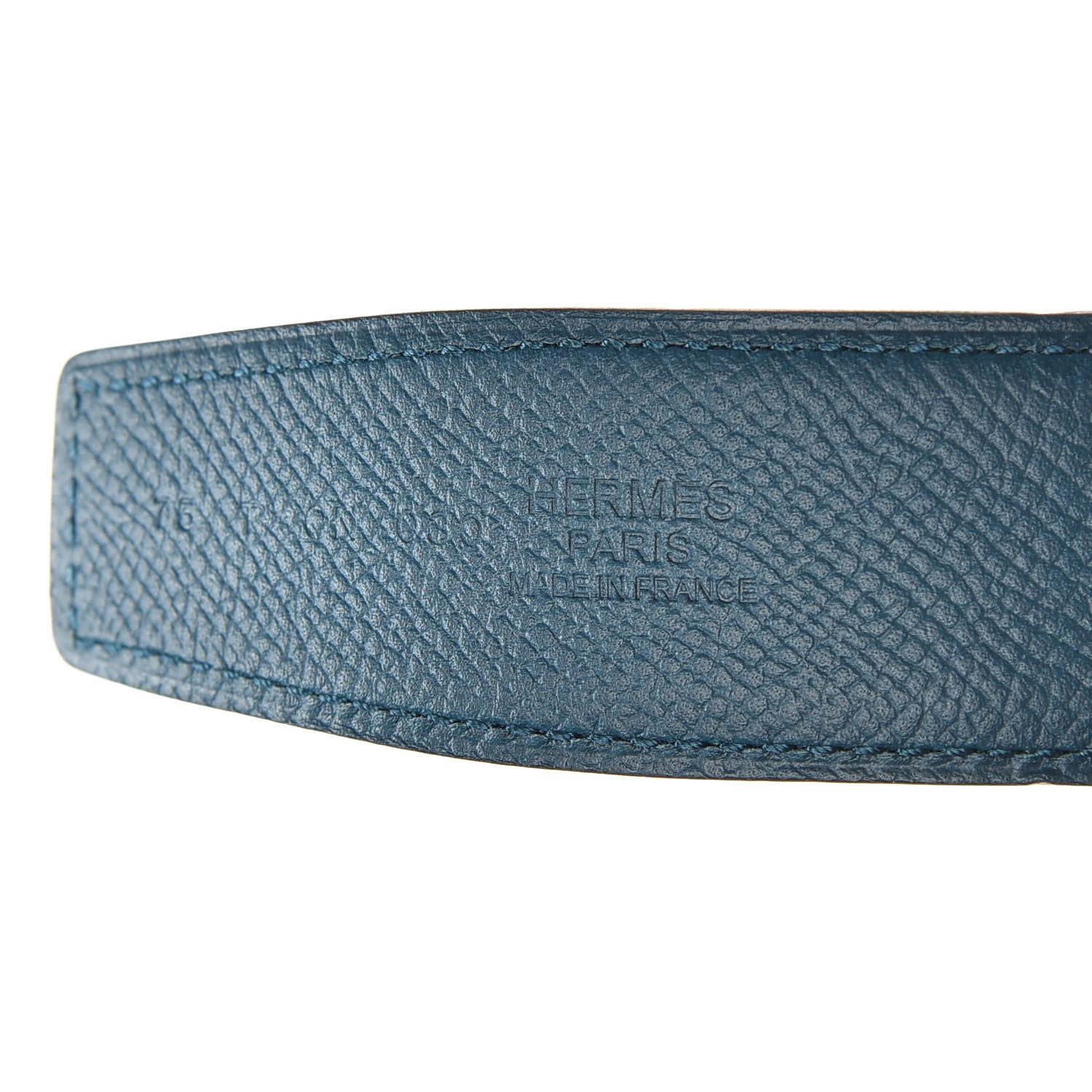Hermes Epsom Swift 32mm Belt Strap 75 Colvert Bleu Saphir 5 of 5