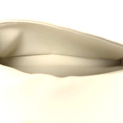 Christian Dior Supple Calfskin Cannage Caro Pouch with Chain Latte 6 of 11