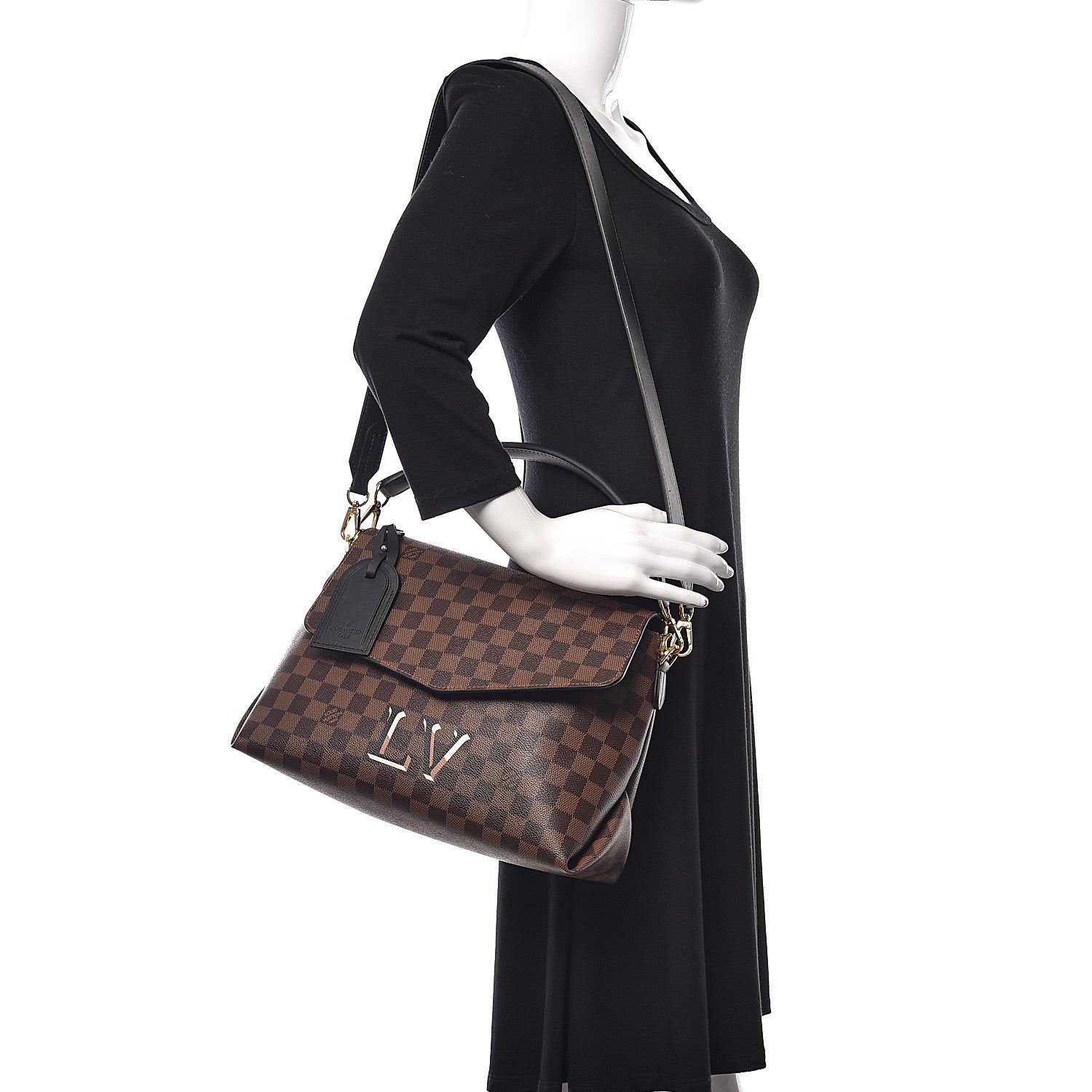 Louis Vuitton Damier Ebene Beaubourg MM 3 of 10