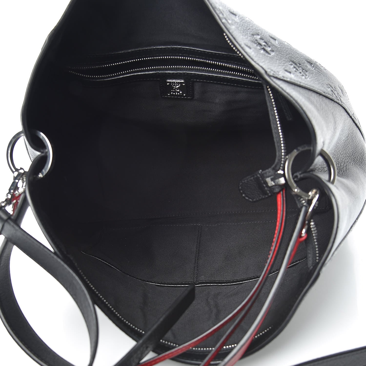 MCM Calfskin Ottomar Large Klara Hobo Black 6 of 12