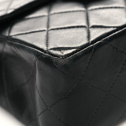 Chanel Lambskin Quilted Mini Square Flap Bag Black 9 of 13