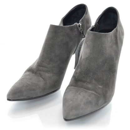 Prada Suede Ankle Boots 37 Grey 4 of 8