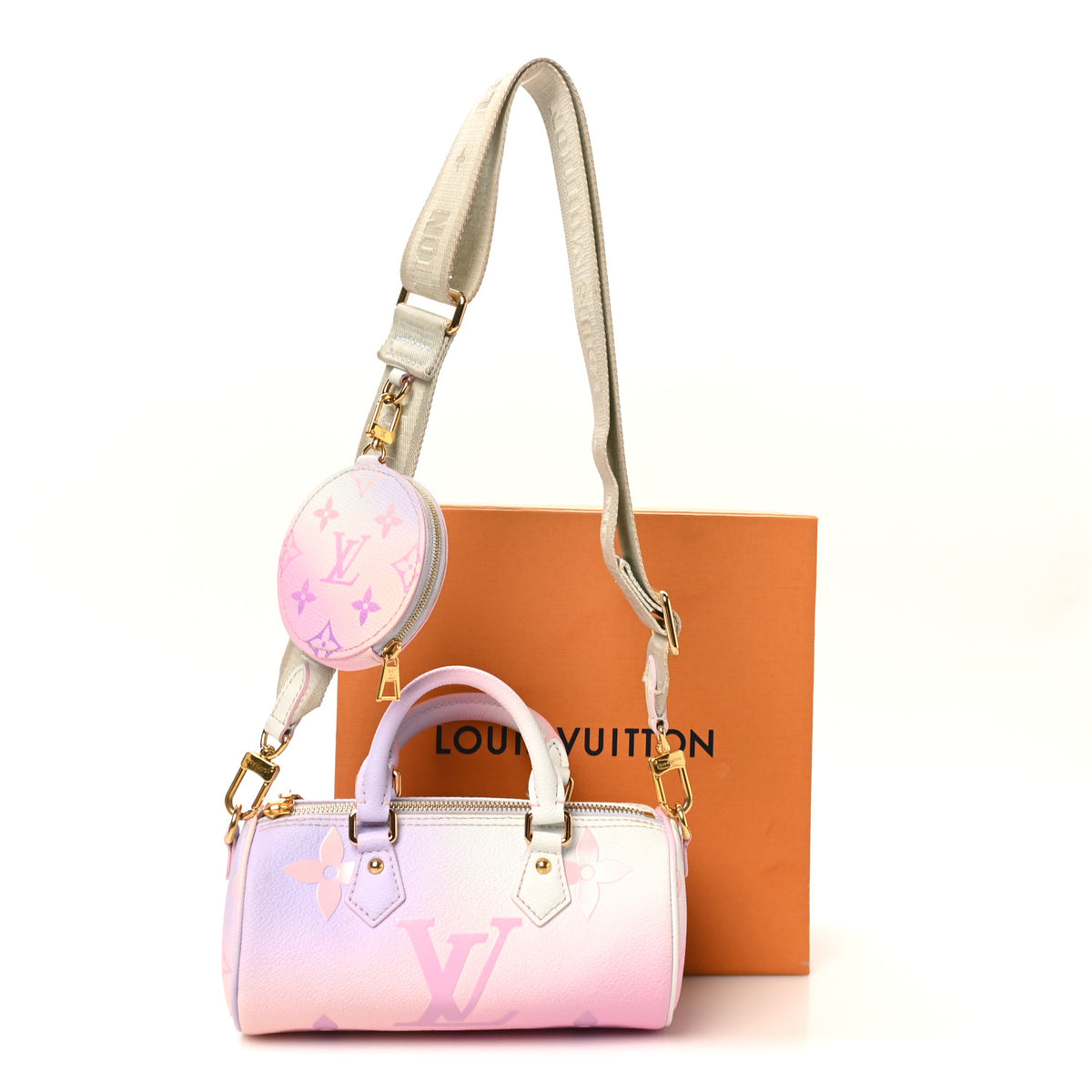 Louis Vuitton Monogram Giant Spring In The City Papillon BB Sunrise Pastel 9 of 9