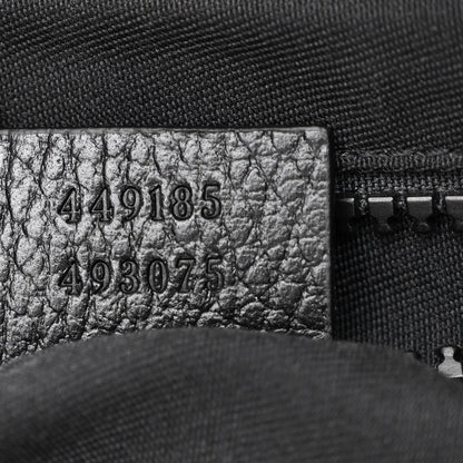 Gucci Nylon Monogram Medium Flat Messenger Bag Black 7 of 12