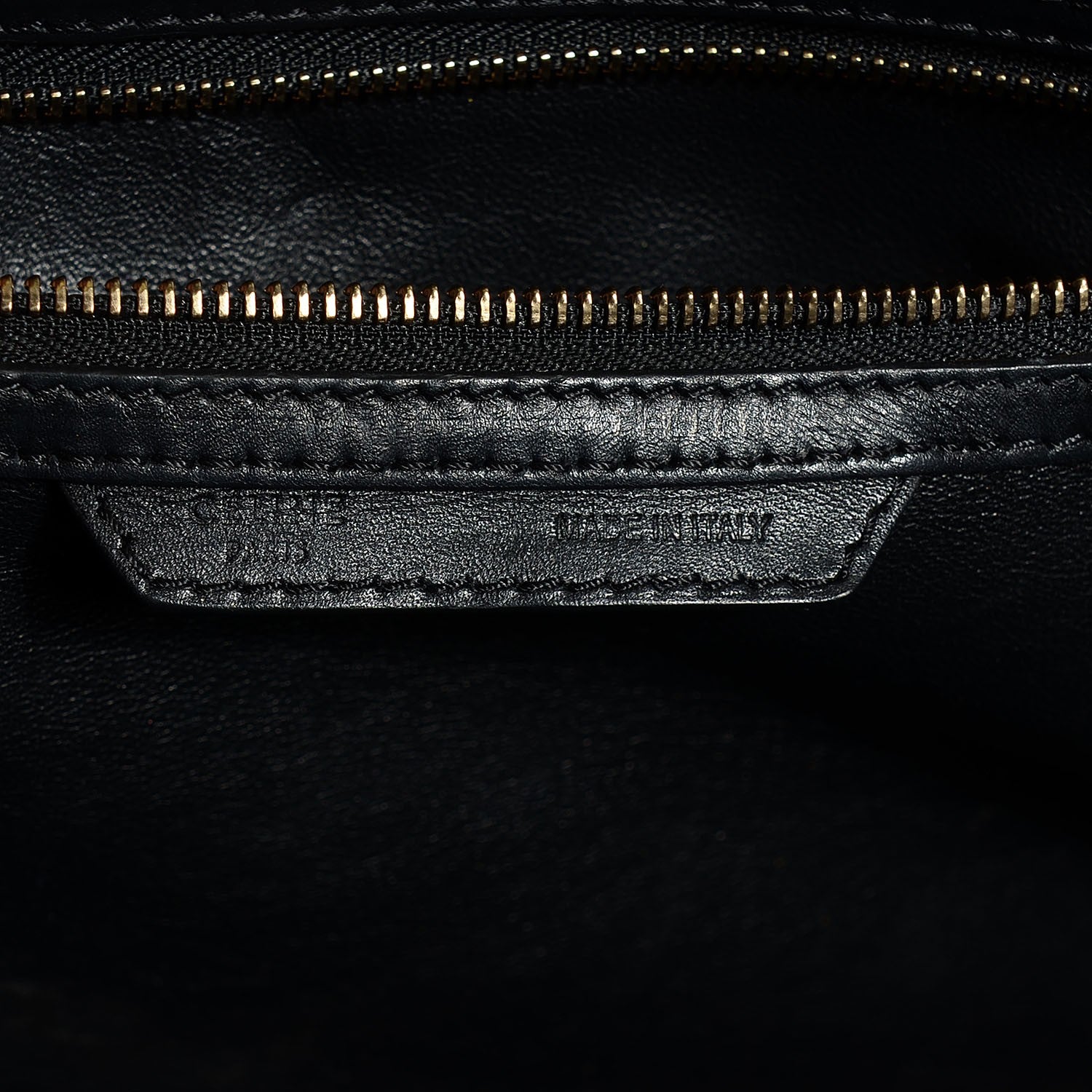 Celine Smooth Calfskin Mini Luggage Black 6 of 7