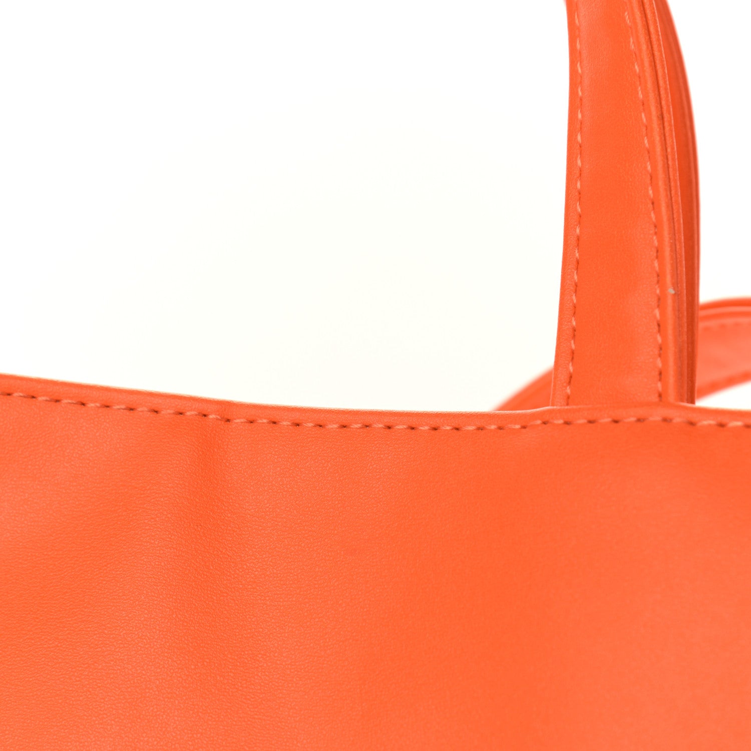 Telfar Vegan Leather Medium Shopping Bag Orange 15 of 16