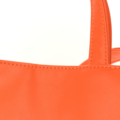 Telfar Vegan Leather Medium Shopping Bag Orange 15 of 16