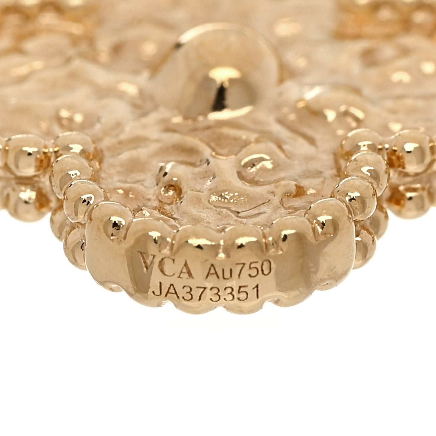 18K Yellow Gold 5 Motifs Vintage Alhambra Bracelet
