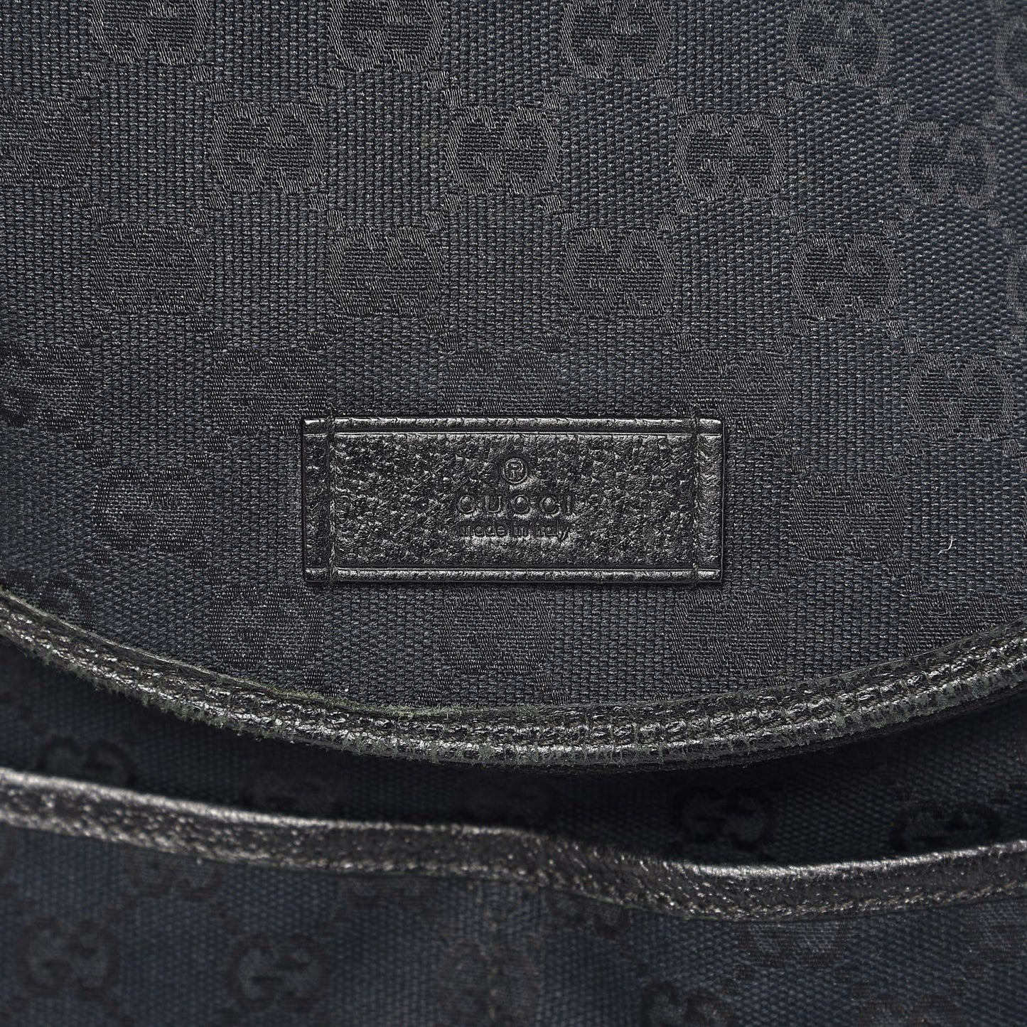 Monogram Large Diaper Bag Black