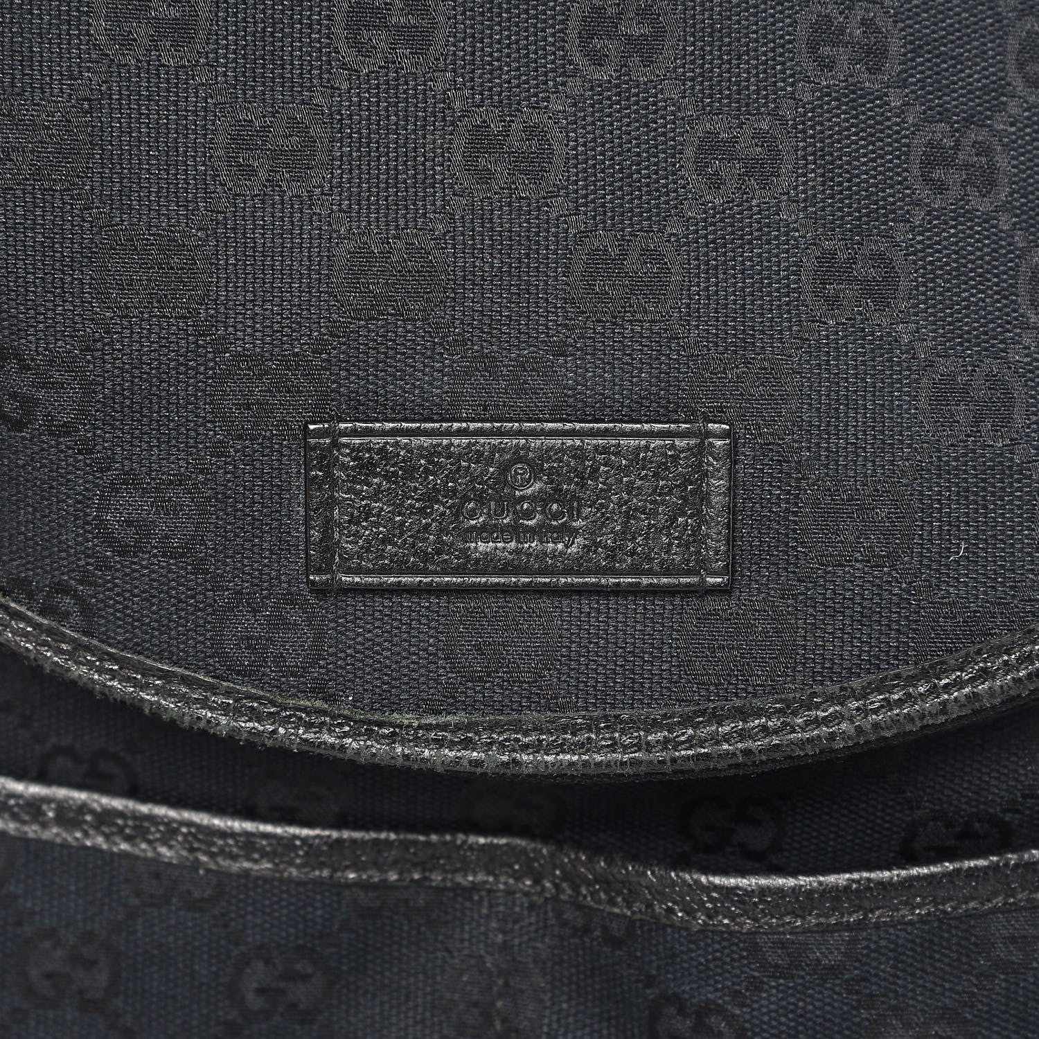 Gucci Monogram Large Diaper Bag Black 6 of 13