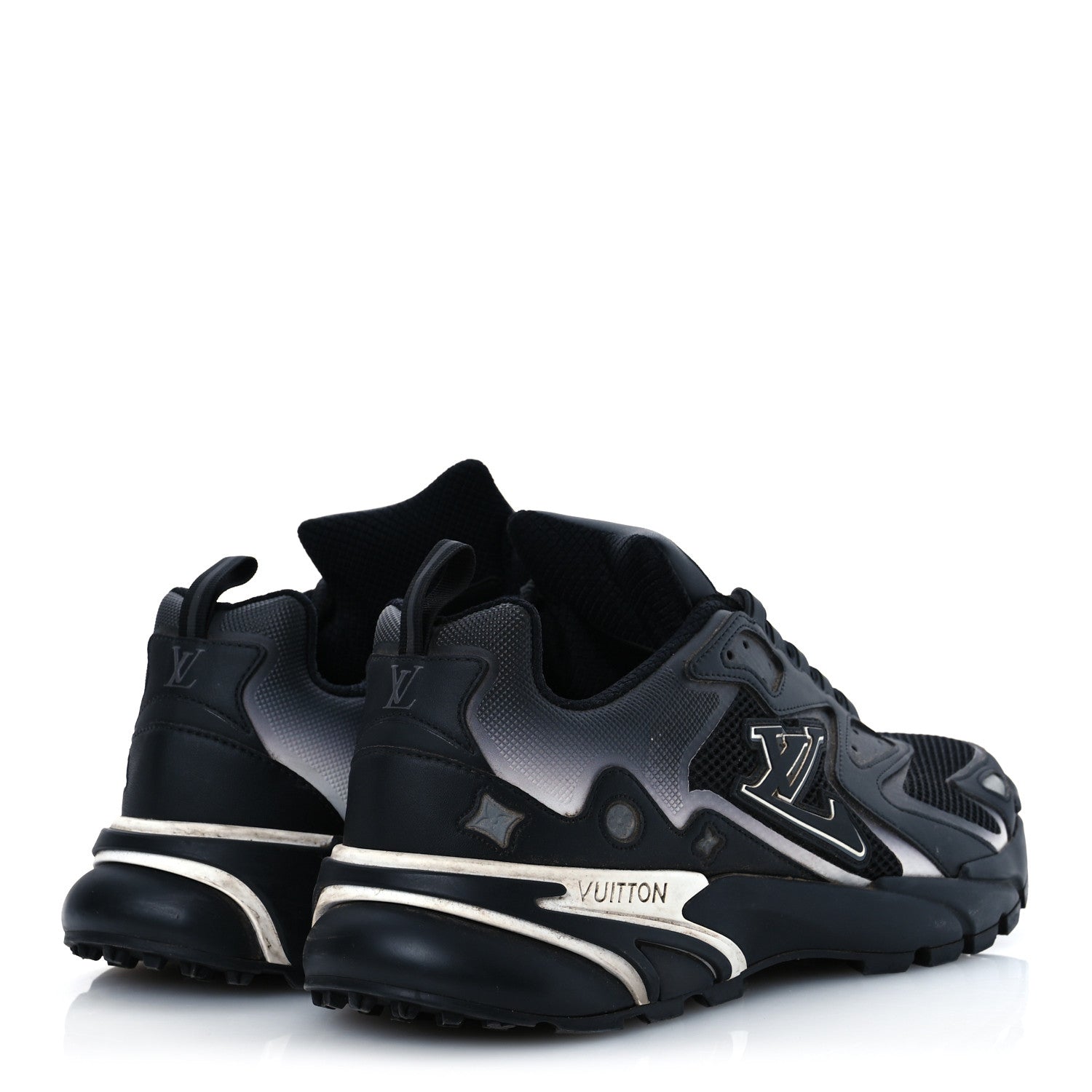 Louis Vuitton Canvas Mesh Mens LV Runner Tatic Sneakers 9.5 Black 5 of 13