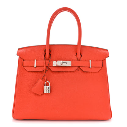 Hermes Togo Birkin 30 Capucine 1 of 21