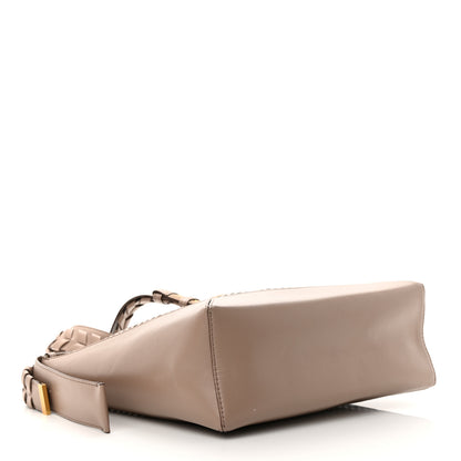 Stella McCartney Alter Nappa Perforated Braided Shoulder Bag Dark Beige 4 of 14