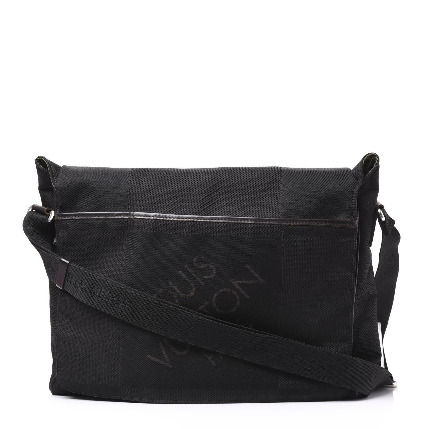 Louis Vuitton Damier Geant Petit Messenger Bag Black 1 of 8