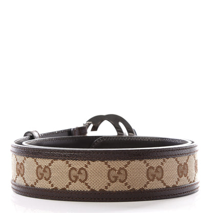 Gucci Monogram Interlocking G Belt 85 34 Dark Brown 3 of 6