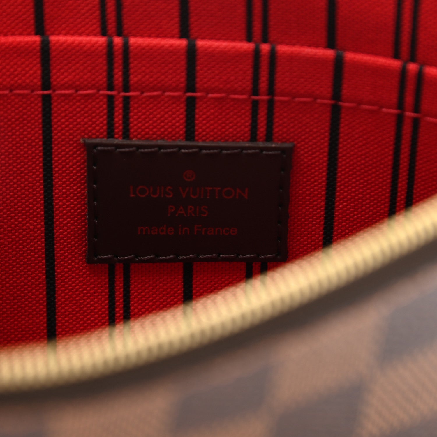 Louis Vuitton Damier Ebene Neverfull MM GM Pochette 6 of 7