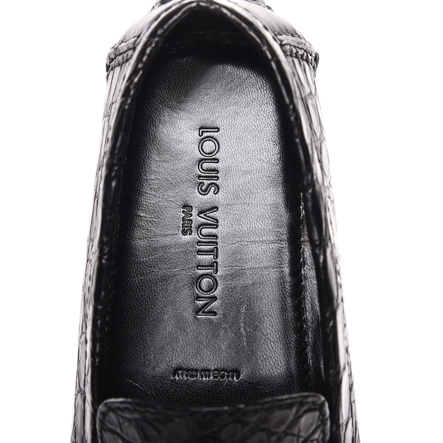 Mens Crocodile Monte Carlo Loafers 11 Black