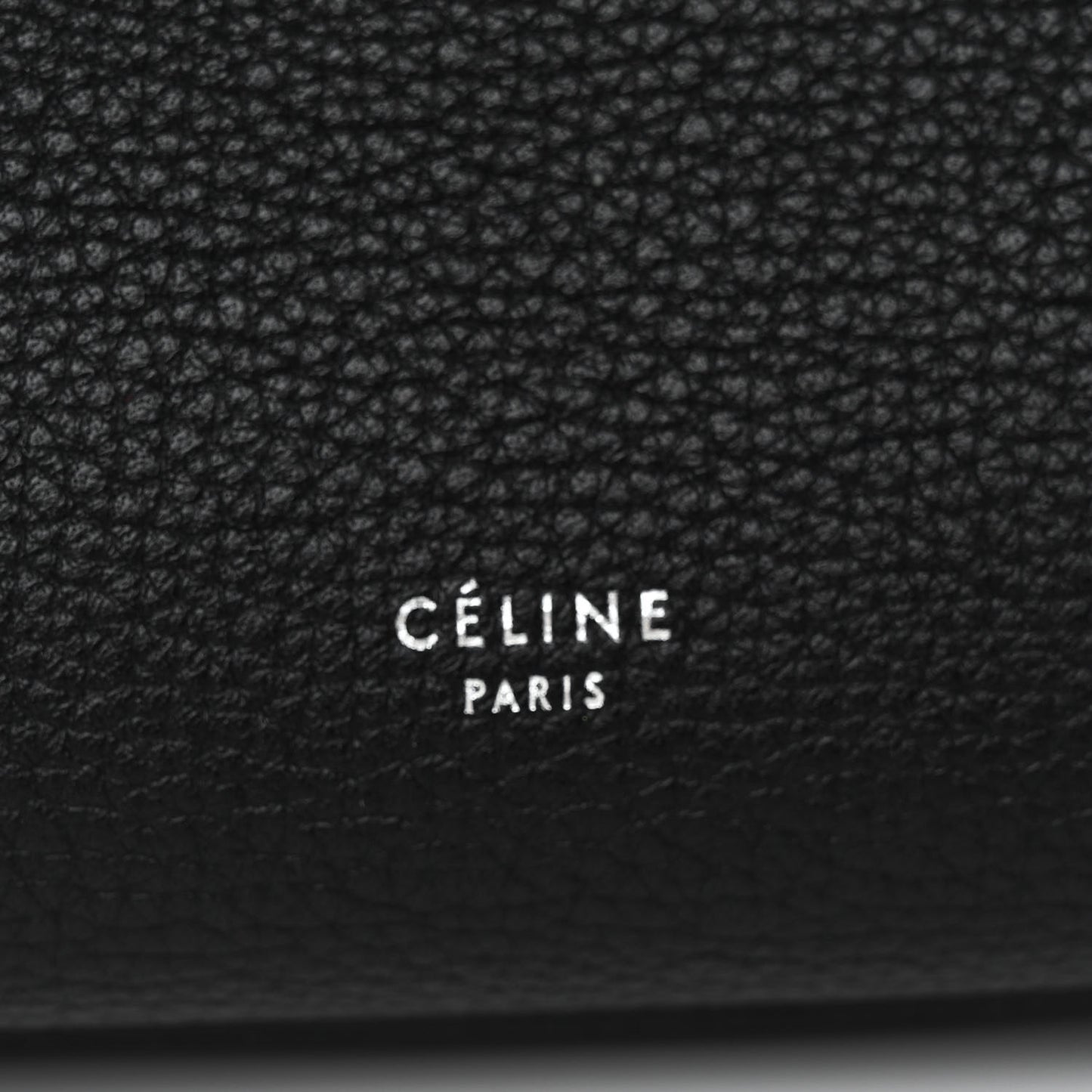Supple Grained Calfskin Medium Big Bag Black