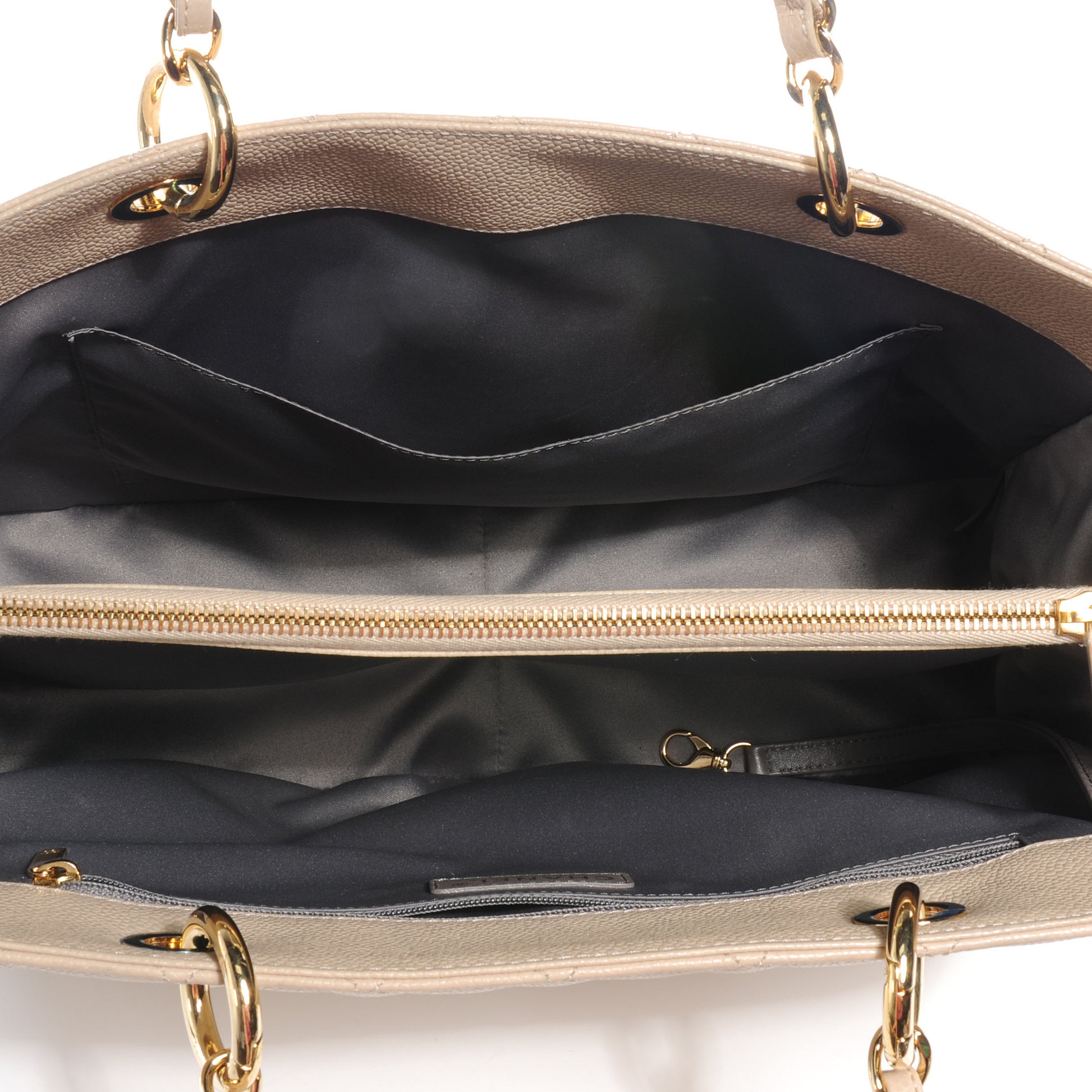 Chanel Caviar Grand Shopping Tote GST Beige Clair 5 of 7