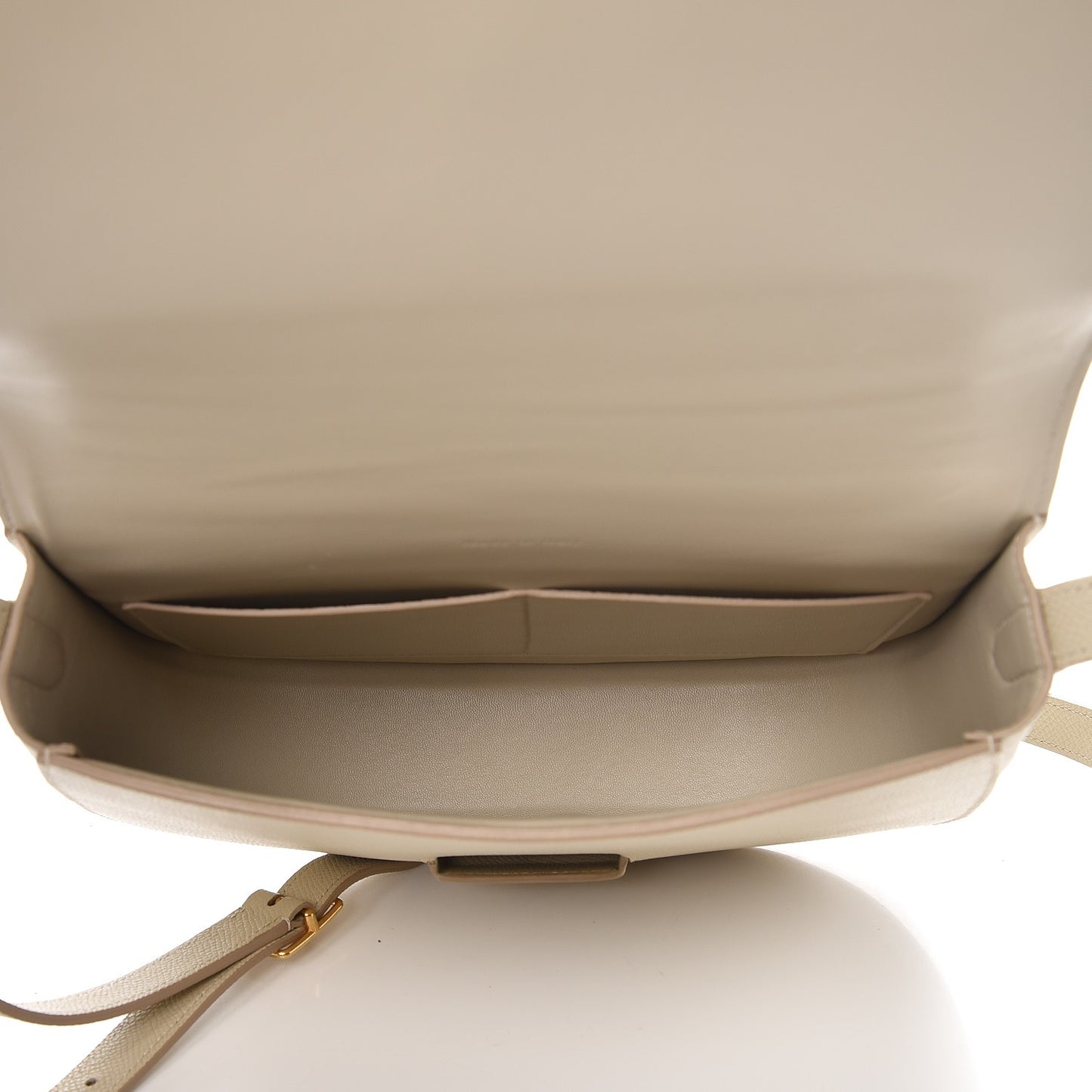 Grained Calfskin Compact Trotteur Linen