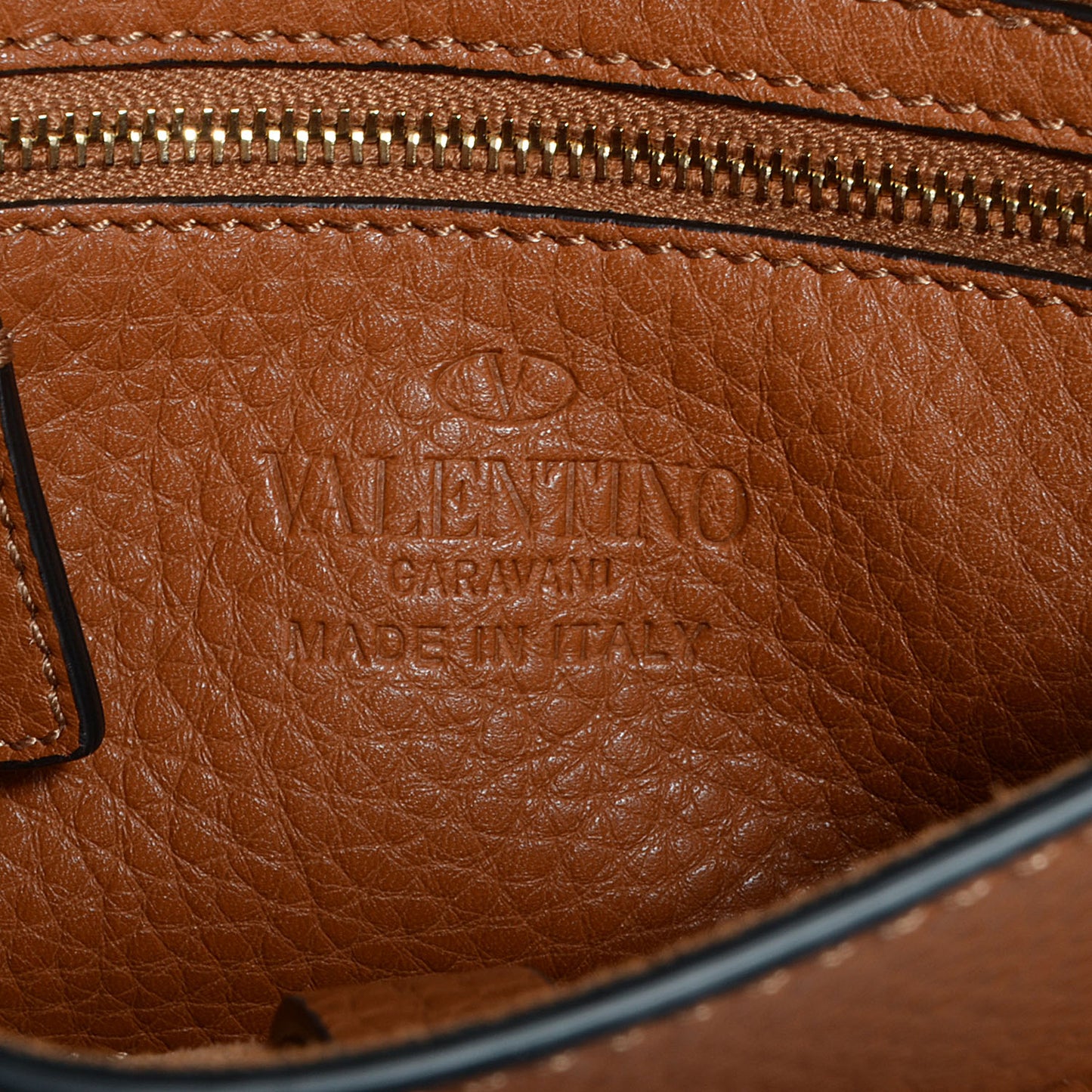Vitello Eye On You Shoulder Bag Tan