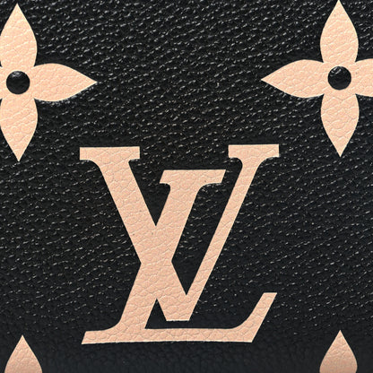Louis Vuitton Empreinte Monogram Giant Zippy Coin Purse Black Beige 7 of 8