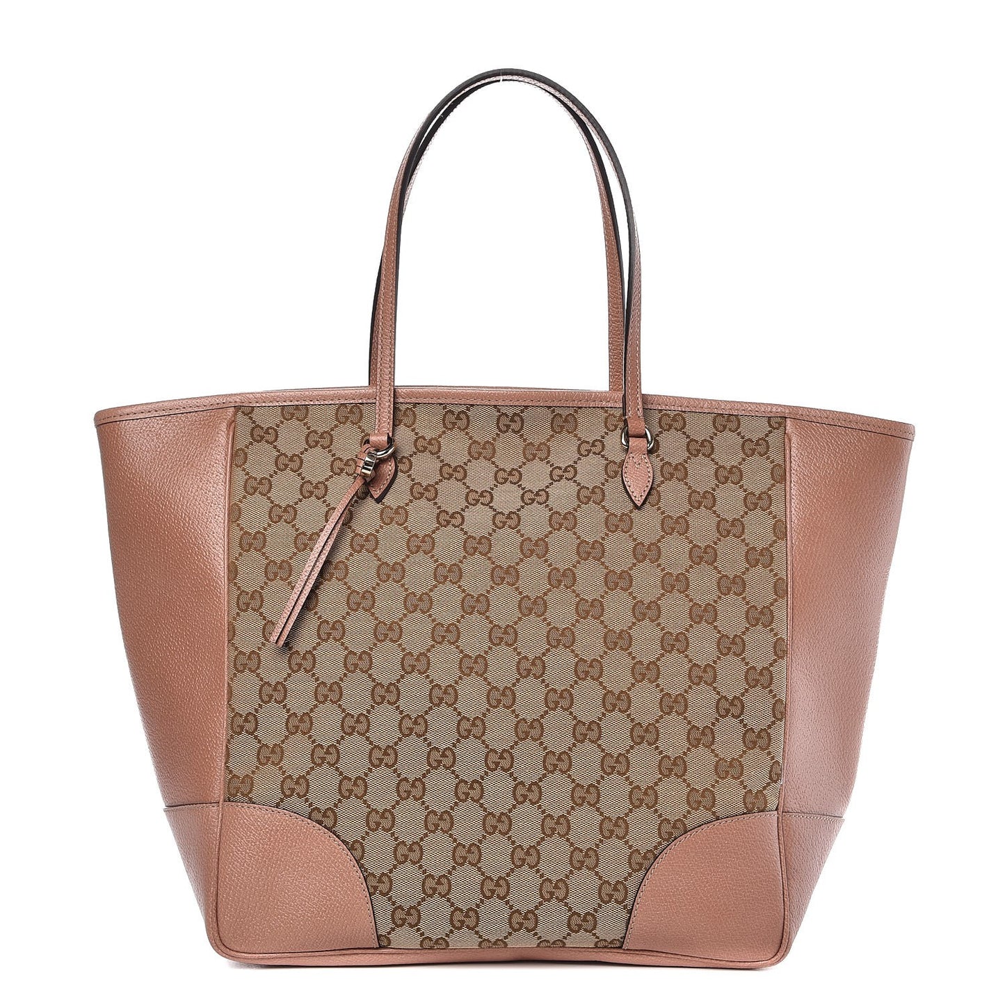 Monogram Medium Bree Zippered Tote Beige Dark Cipria