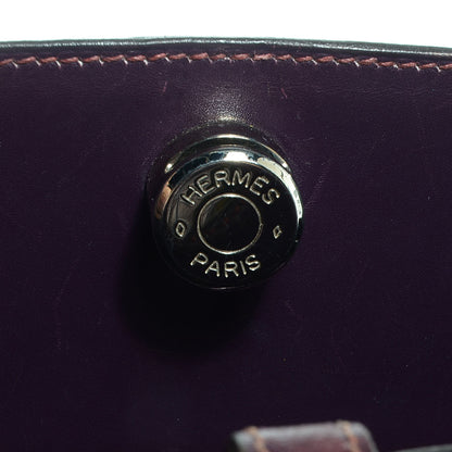 Hermes Box Leather Dalvy 30 Raisin 6 of 9