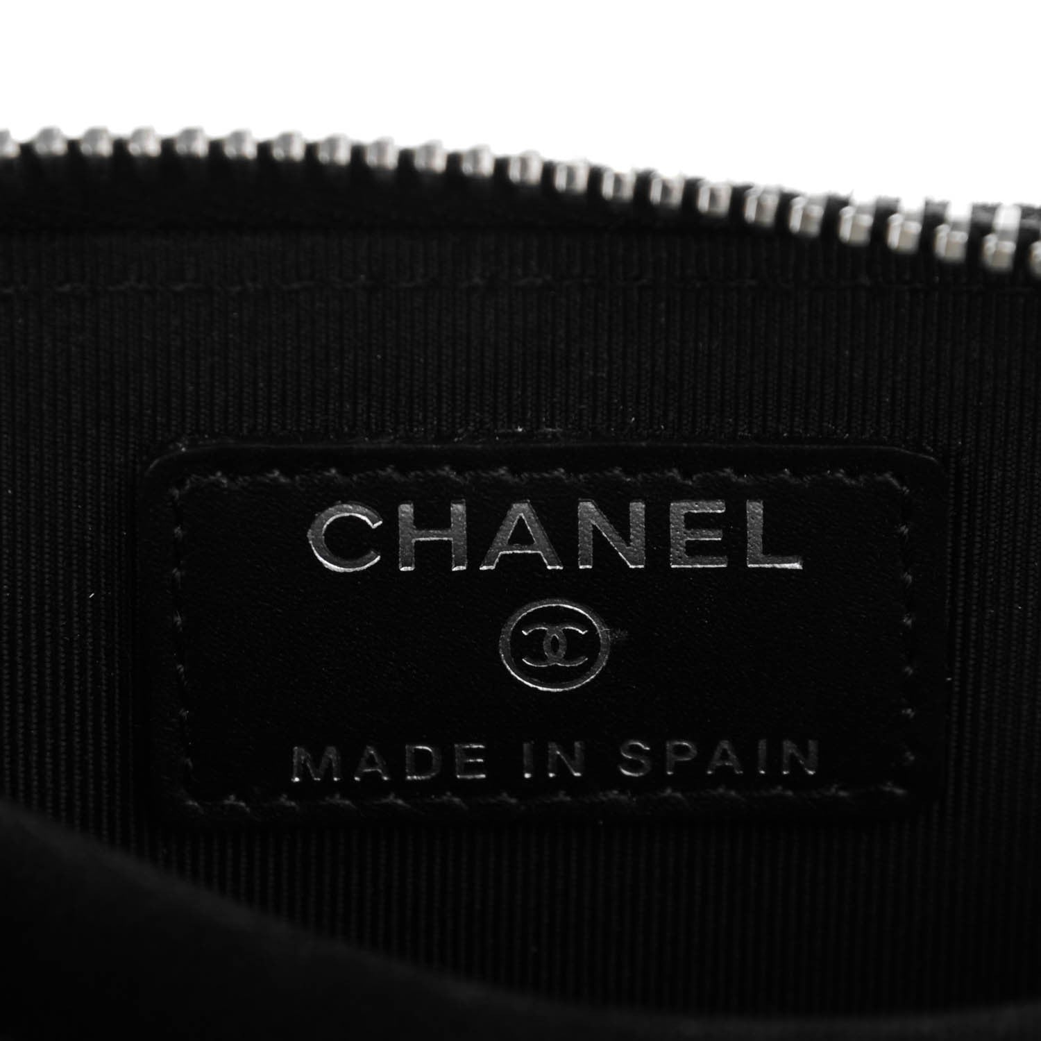 Chanel Caviar Quilted Zip Coin Purse Black 6 of 7