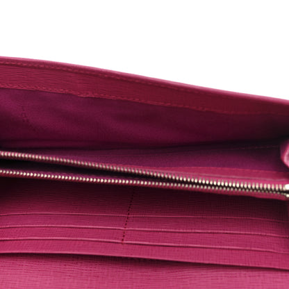 Fendi Vitello Elite Crystal Eye Monster Continental Wallet on Chain Bellini Multicolor 5 of 11