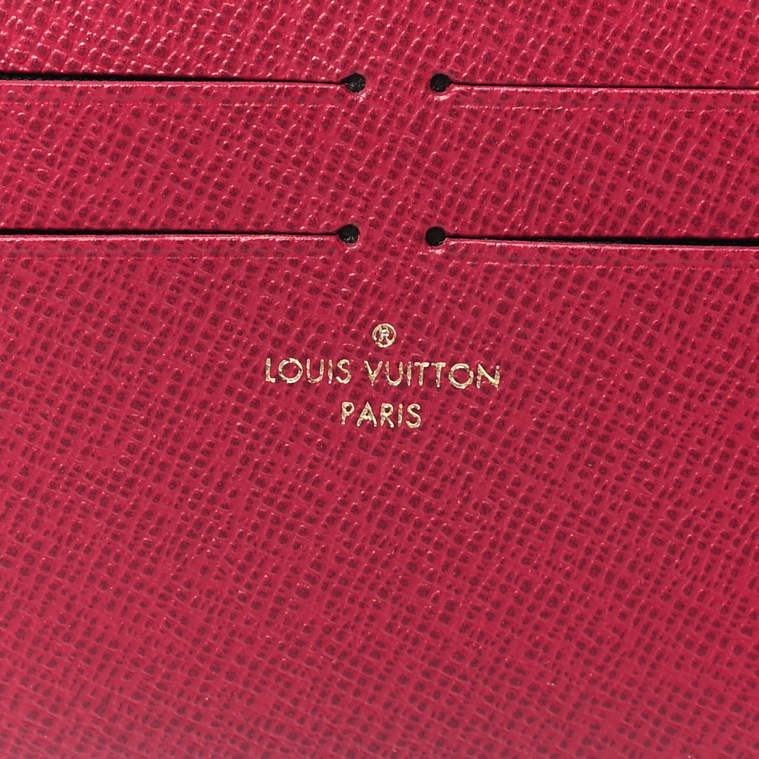 Louis Vuitton Calfskin Pochette Felicie Card Holder Insert Fuchsia 6 of 7