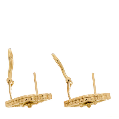 Buccellati 18K Yellow Gold Mother of Pearl Opera Tulle Earrings 3 of 5