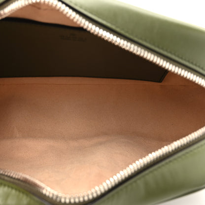 Gucci Calfskin Matelasse Aria Small GG Marmont Chain Shoulder Bag Military Wood 5 of 10