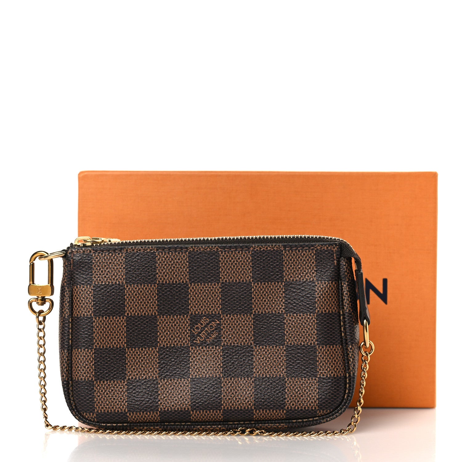 Louis Vuitton Damier Ebene Mini Pochette Accessories 8 of 8