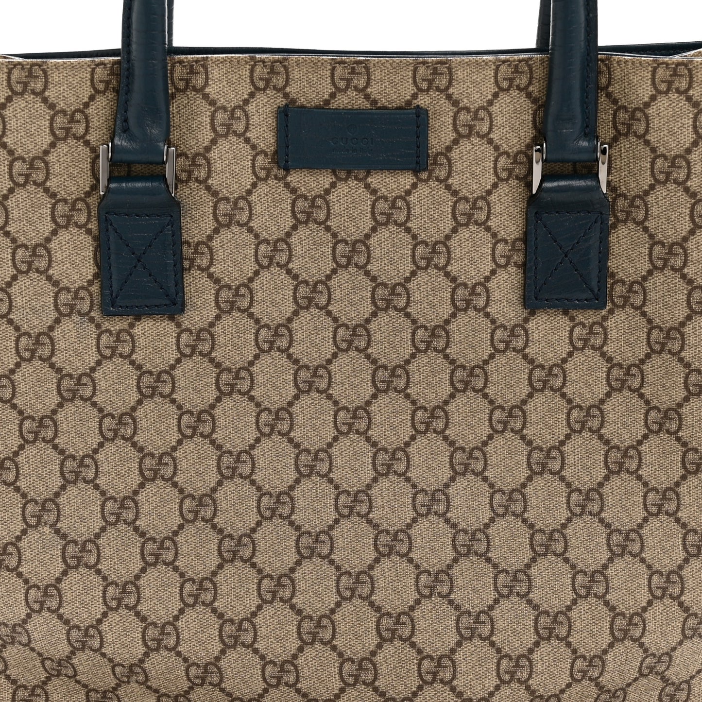 GG Plus Monogram Small Vertical Tote Blue