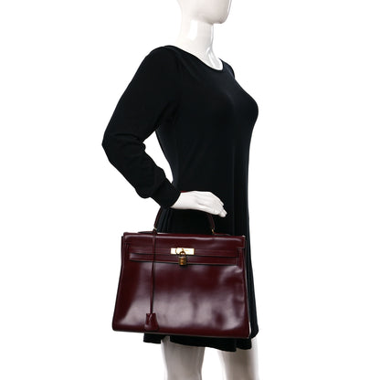 Hermes Box Kelly Retourne 35 Rouge H 2 of 10